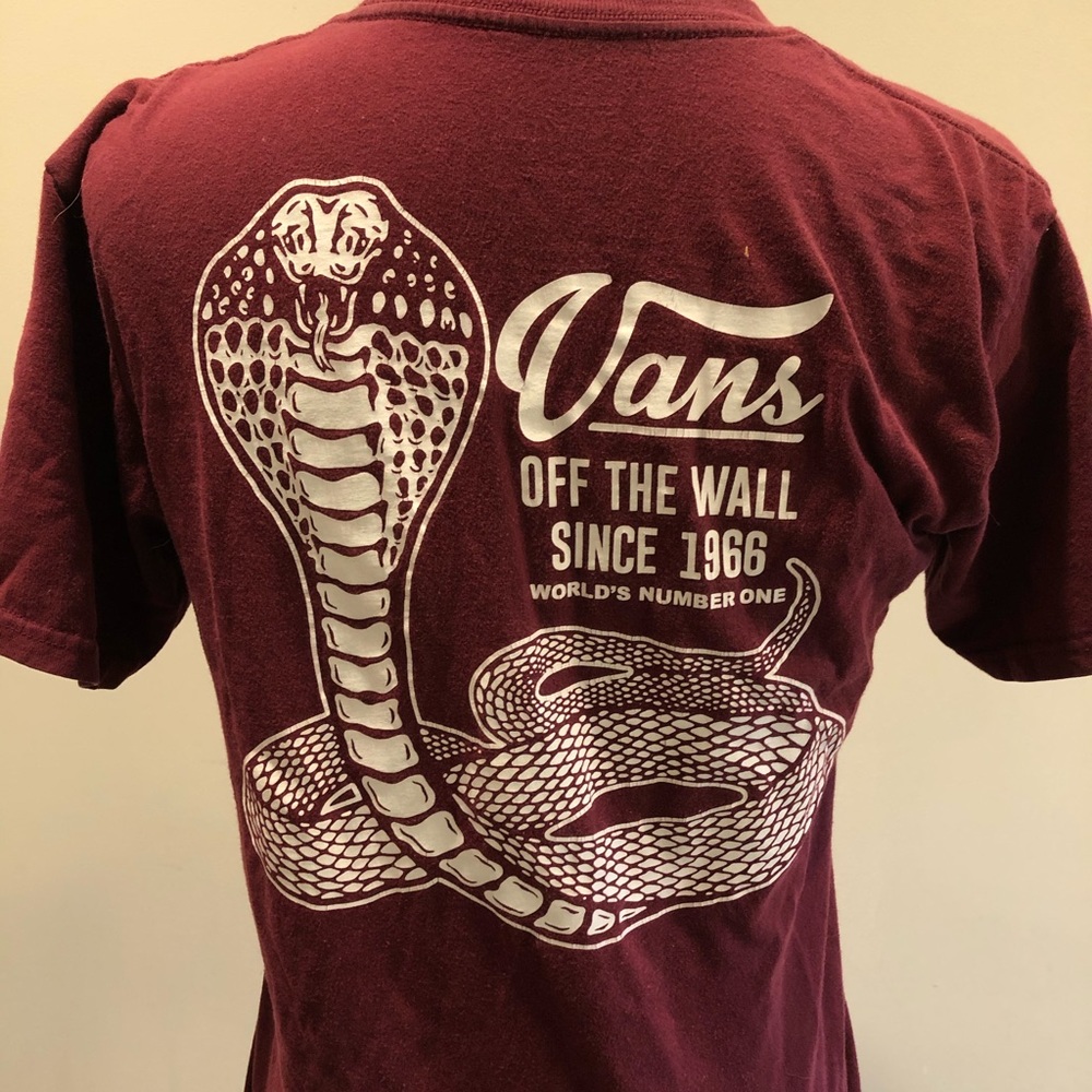 Vans Maroon T-shirt